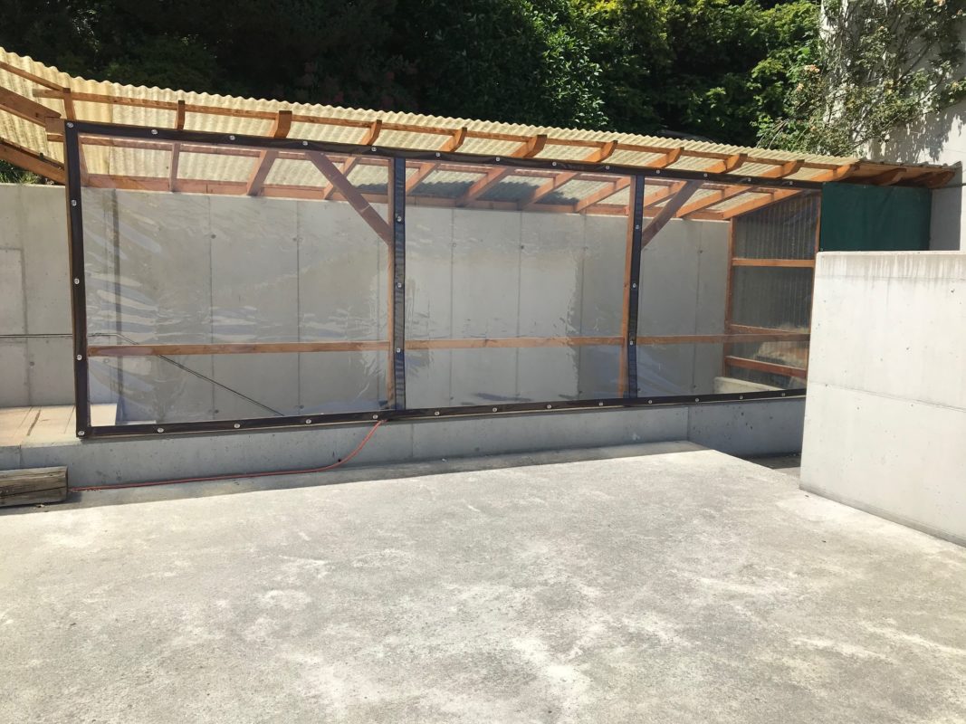 pvc terassenplane transparent