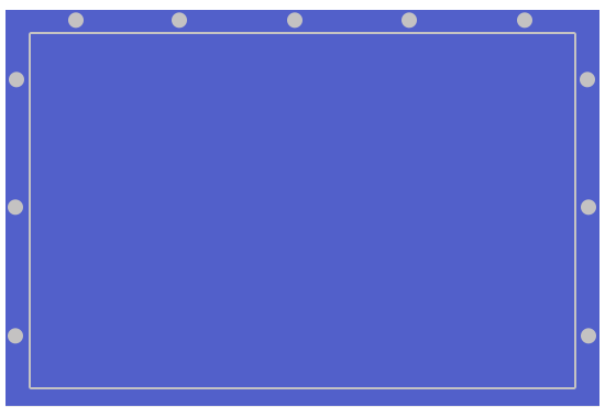 pvc plane grafik rechteckig blau