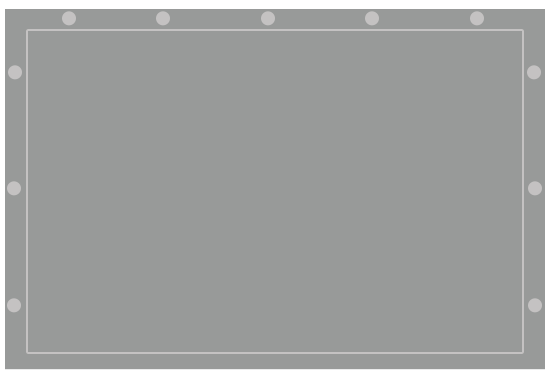 pvc plane grafik rechteckig grau 7038